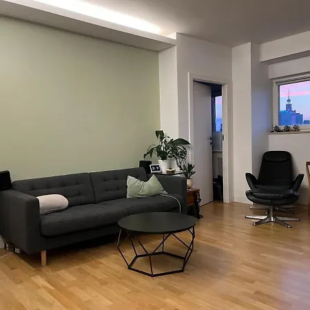 In The Center With Skyline 公寓 华沙