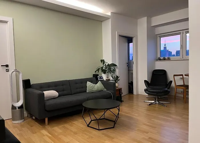 In The Center With Skyline Apartment Warsaw