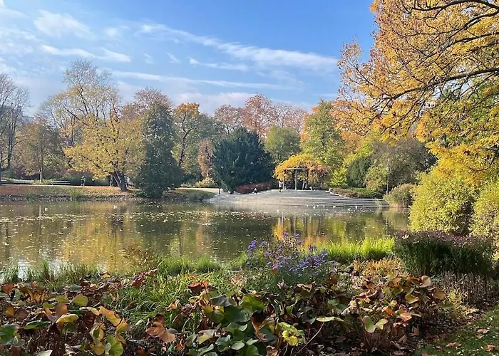 In The Center With Skyline Warsaw